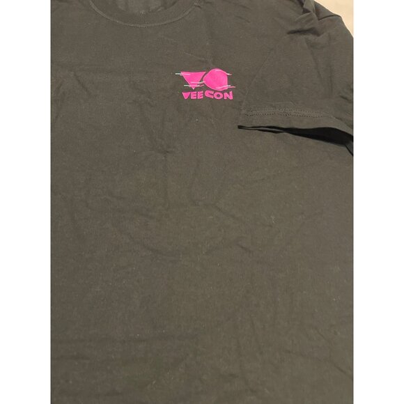 Veecon 2023 Black Staff T-Shirt XL 100% Cotton Crewneck Mens Tee - Picture 7 of 9